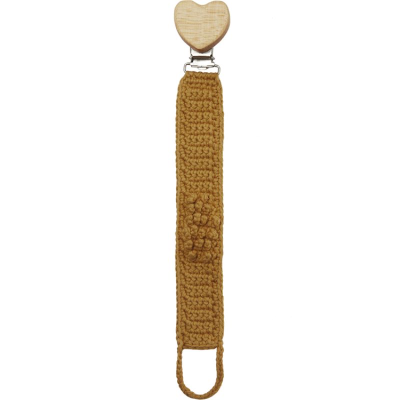 Attache sucette ocre Patti Oslo