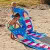 Serviette de plage 2 en 1 Phare Bleu (140 x 70 cm) Quut Ambiance 5