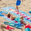 Serviette de plage 2 en 1 Phare Bleu (140 x 70 cm) Quut Ambiance 8