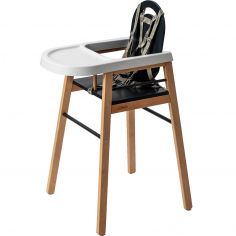 Chaise haute fixe Lili hybride anthracite - Combelle