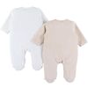 Lot de 2 pyjamas Velours Zèbre (naissance) Noukie's Produit 3