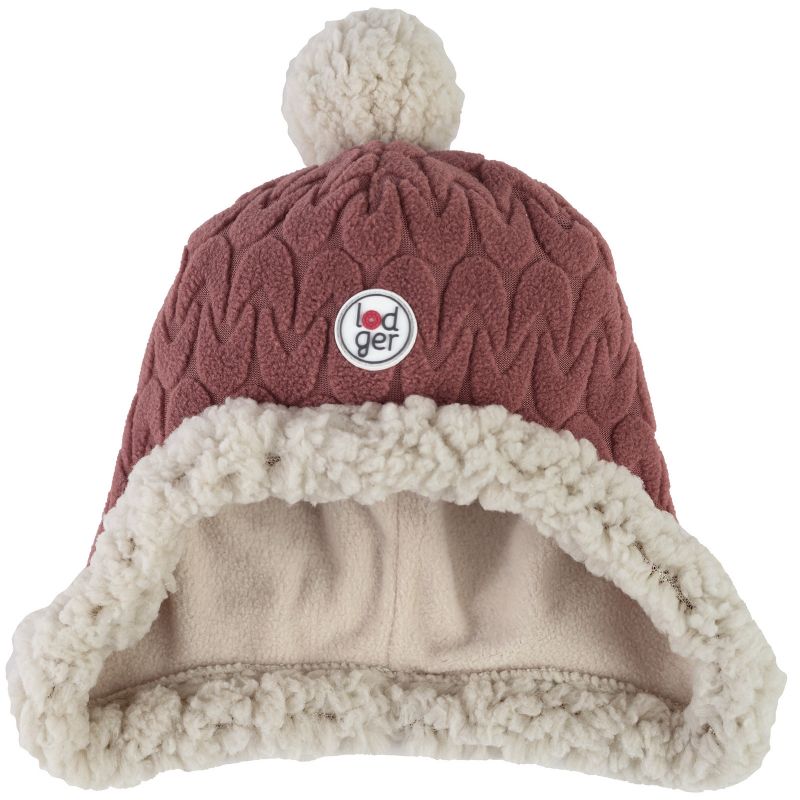 Bonnet polaire Hatter Empire rose (3-6 mois) Lodger