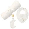 Coffret cadeau attache-sucette, bavoir bandana et lange XL Moon & Stars Little Dutch Produit 1