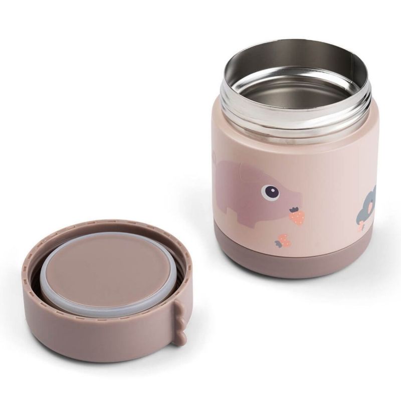 Boîte repas isotherme Tiny farm Rose (300 ml) Done by Deer Produit 3