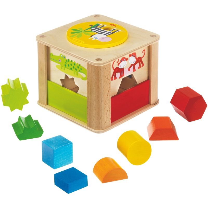 Boîte à formes Les animaux du zoo Haba