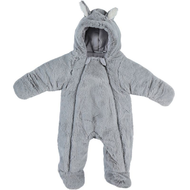Combinaison pilote en groloudoux gris (6 mois) Noukie's