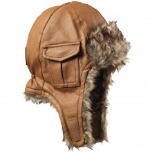 Bonnet  shapka Chestnut Leather (6-12 mois)  par Elodie Details