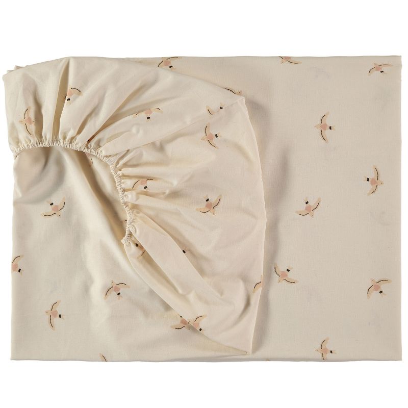 Drap housse Tibet Haiku birds (70 x 140 cm) Nobodinoz