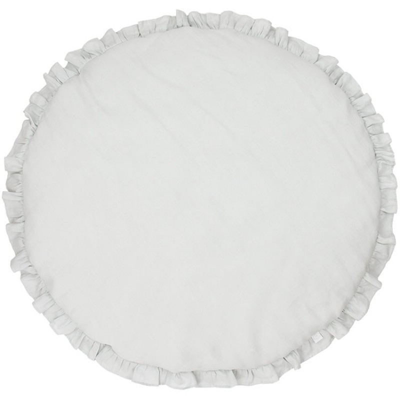 Tapis de jeu à volants gris Pure nature Cotton&Sweets
