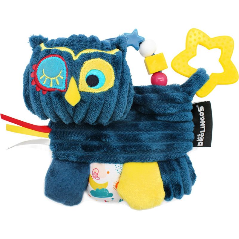 Hochet d'activités Astros le Hibou Les Déglingos Produit 1 grande taille