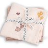 Lot de 2 maxi langes Lalee Rose (120 x 120 cm)  par Done by Deer