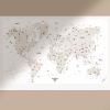 Affiche Carte du monde (61 x 91 cm) - Les Petites Dates