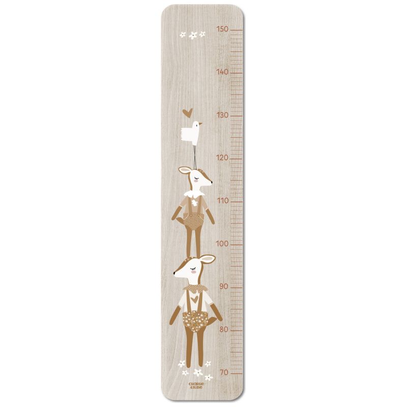Toise en bois Faon Camel Charlie et Suzie Produit 1