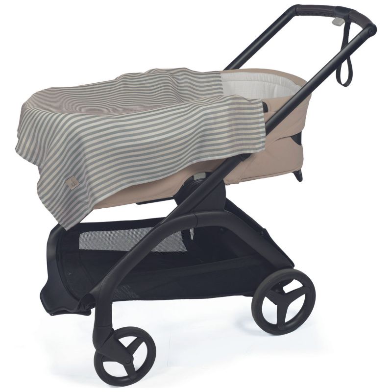 Set 2 langes Praliné Vichy Rayures Matcha (70x70 cm) Walking Mum Produit 4