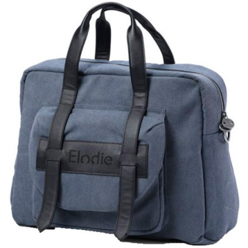 Sac à langer à anses Signature bleu Juniper Blue Elodie Details