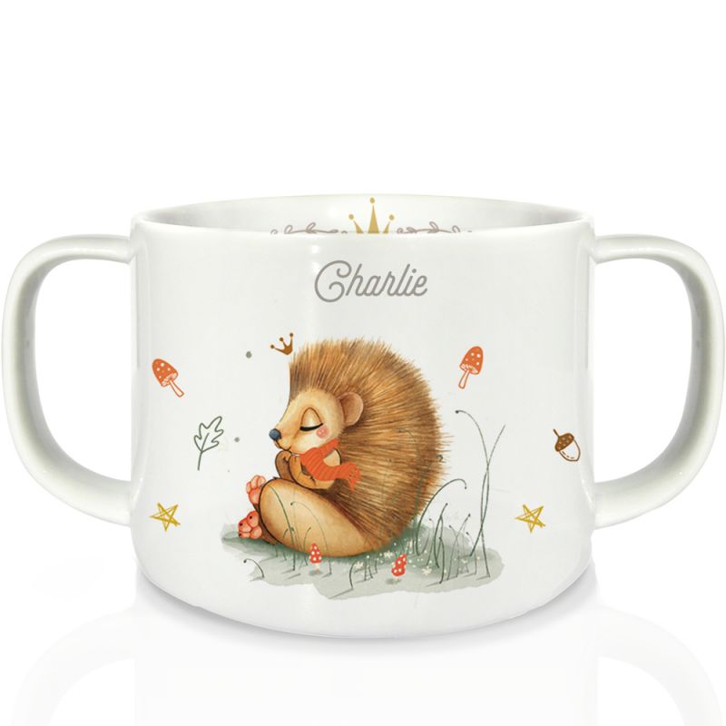 Tasse en porcelaine Hérisson (personnalisable) Gaëlle Duval