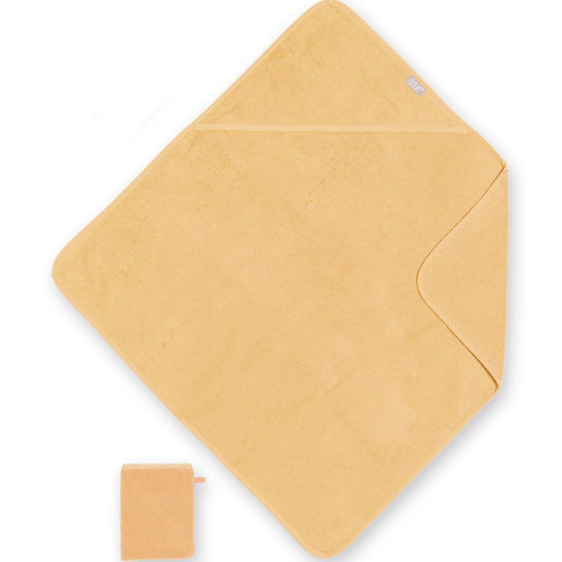 Cape de bain + gant jaune golden (75 x 75 cm) Bemini