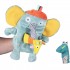 Peluche marionnette Ziggy l'éléphant et ses copains Jungle Boogie - Ebulobo