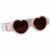 Variation Rose du produit Lunettes de soleil bandeau Baby Coeur Barbe à papa (0-9 mois) de la marque Béaba