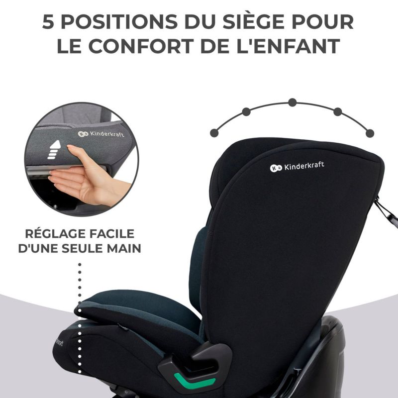 Siège auto Oneto 3 i-Size Graphite Black (groupe 1-2-3) Kinderkraft Produit 5