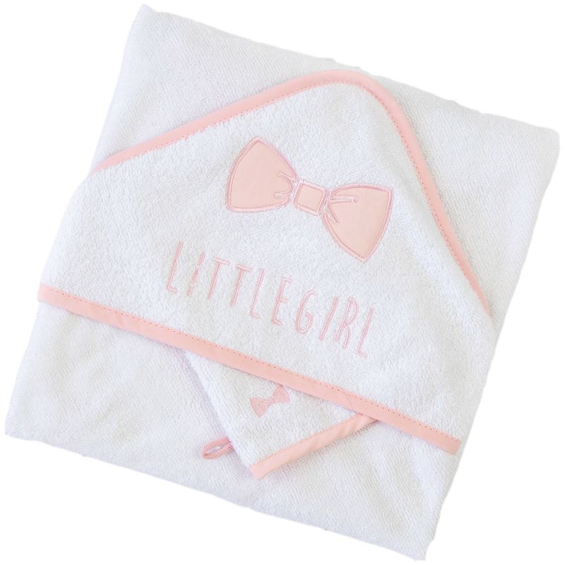 Cape de bain + gant Little Girl (75 x 75 cm) Domiva