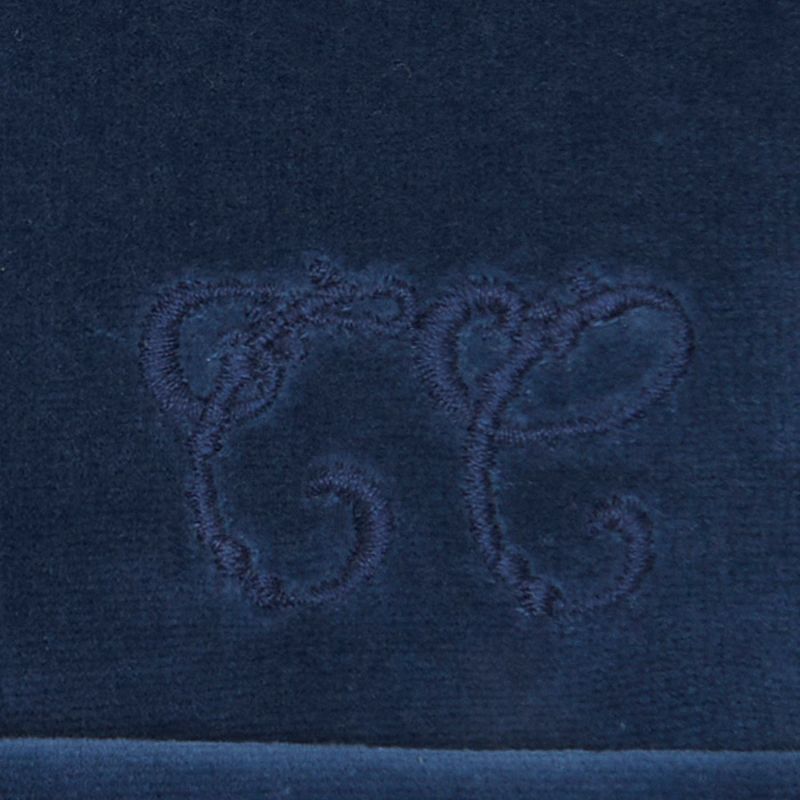 Bonnet de naissance Toile de Jouy bleu Tartine et Chocolat Produit 4