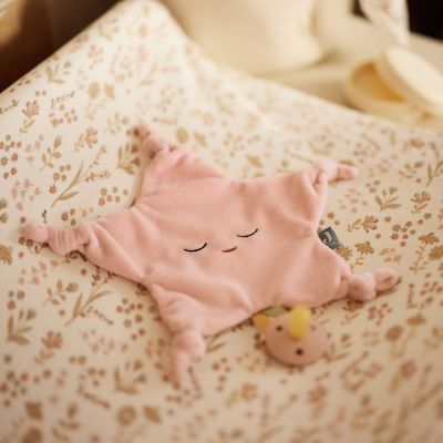 Doudou attache sucette Star Wild Rose