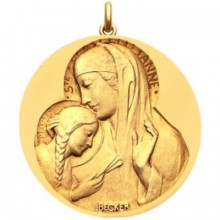 Médaille Sainte Anne (or jaune 750°)  par Becker