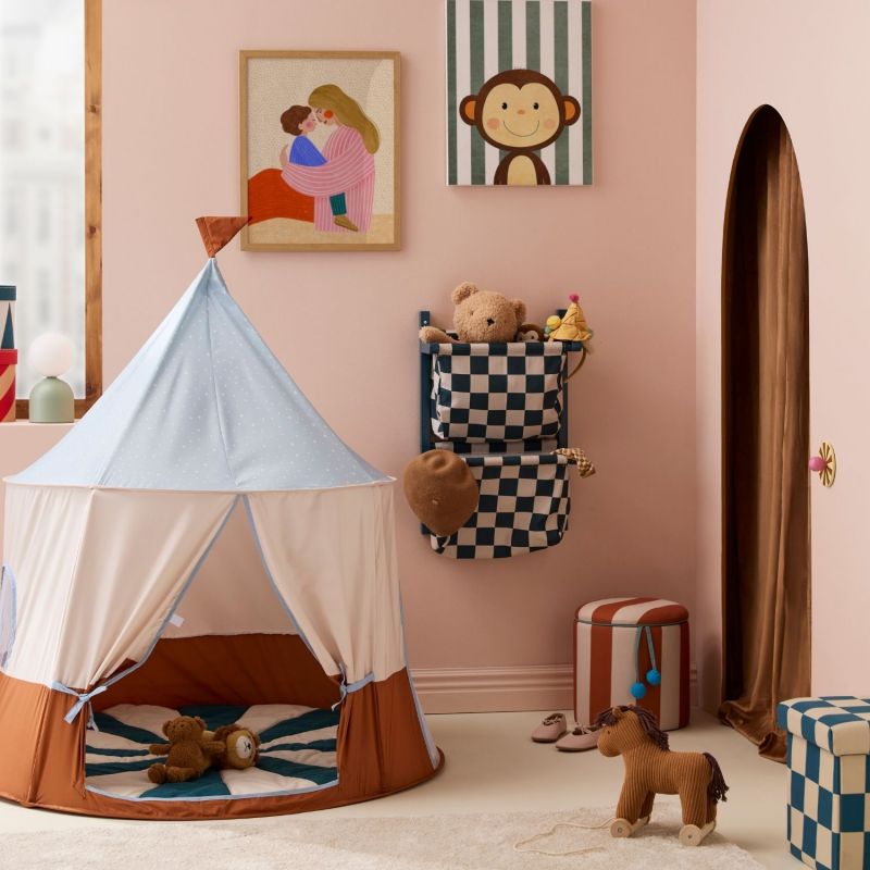 Rangement mural Carreaux Bleu Kid's Concept Ambiance 7