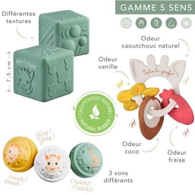 Coffret d'éveil sensoriel Sophie la girafe