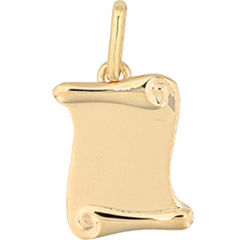 Médaille parchemin personnalisable (or jaune 375°) Lucas Lucor