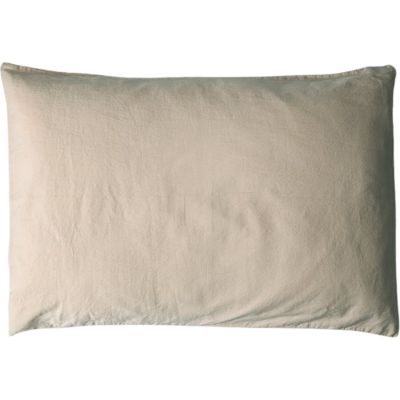 Taie d'oreiller satin de coton bio Lin (40 x 60 cm)  par Kadolis