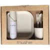 Coffret repas en silicone Ivory (5 pièces) - Mushie