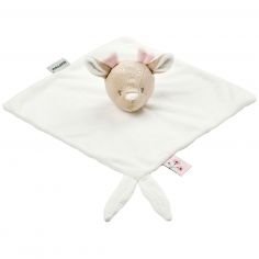Doudou attache sucette Biche Crème - Nattou