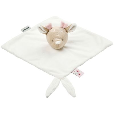Doudou attache sucette Biche Crème Nattou