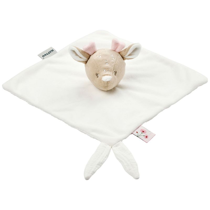 Doudou attache sucette Biche Crème Nattou Produit 1