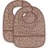 Lot de 2 bavoirs plastifiés Meadow Chestnut - Jollein