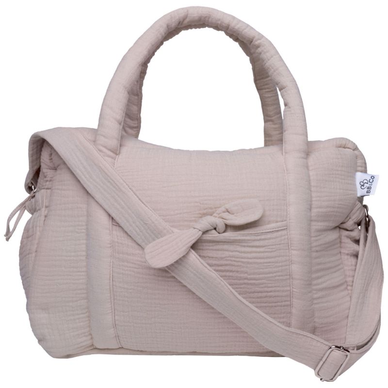 Sac à langer en gaze de coton biscuit BB & Co Produit 1