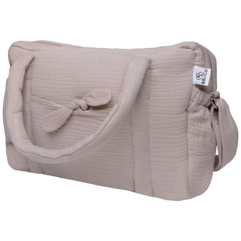 Sac à langer en gaze de coton biscuit BB & Co Produit 2