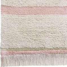 Tapis lavable Lanes vintage nude (90 x 130 cm)