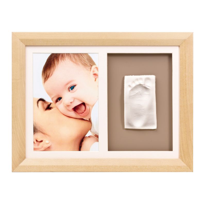 Cadre photo empreinte mural Wall Print Frame naturel Baby Art