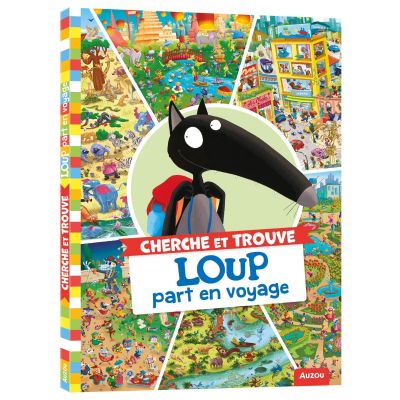 Livre Cherche et trouve Loup part en voyage