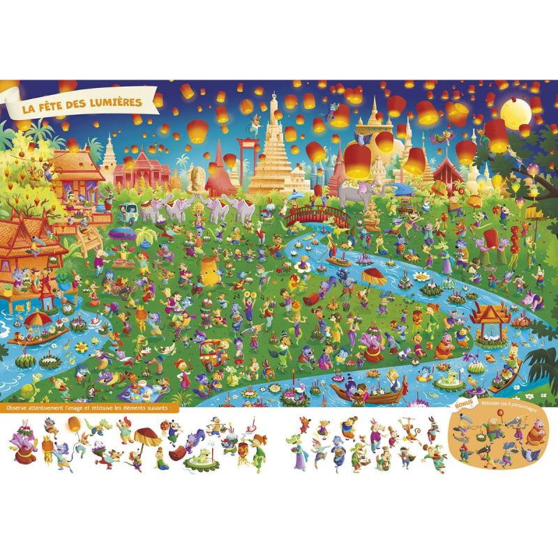 Livre Cherche et trouve Loup part en voyage Auzou Editions Produit ouvert 4