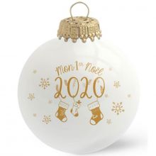 Boule de Noël Mon 1er Noël 2020  par Baubels