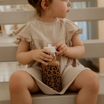 Gourde isotherme Léopard Marron (350 ml)