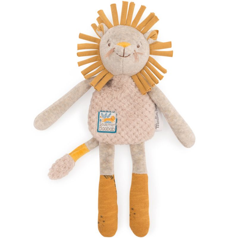 Hochet peluche lion Sous mon baobab (30 cm) Moulin Roty Produit 1 grande taille