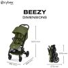 Poussette Compacte et Citadine Beezy 2026 Châssis Noir Moss Green Cybex Produit 3