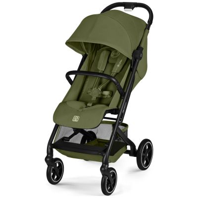 Poussette Compacte et Citadine Beezy 2026 Châssis Noir Moss Green