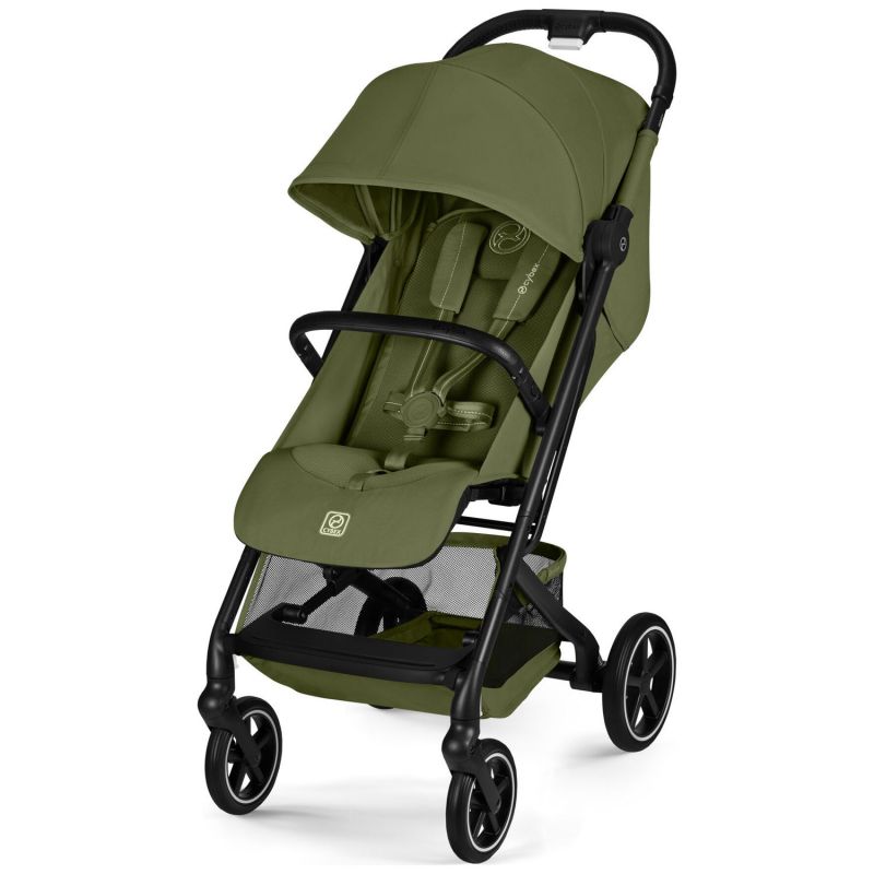 Poussette Compacte et Citadine Beezy 2026 Châssis Noir Moss Green Cybex Produit 1