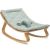 Variation Vert d'eau, beige du produit Transat à balancement en bois de hêtre Levo Farrow de la marque Charlie Crane
